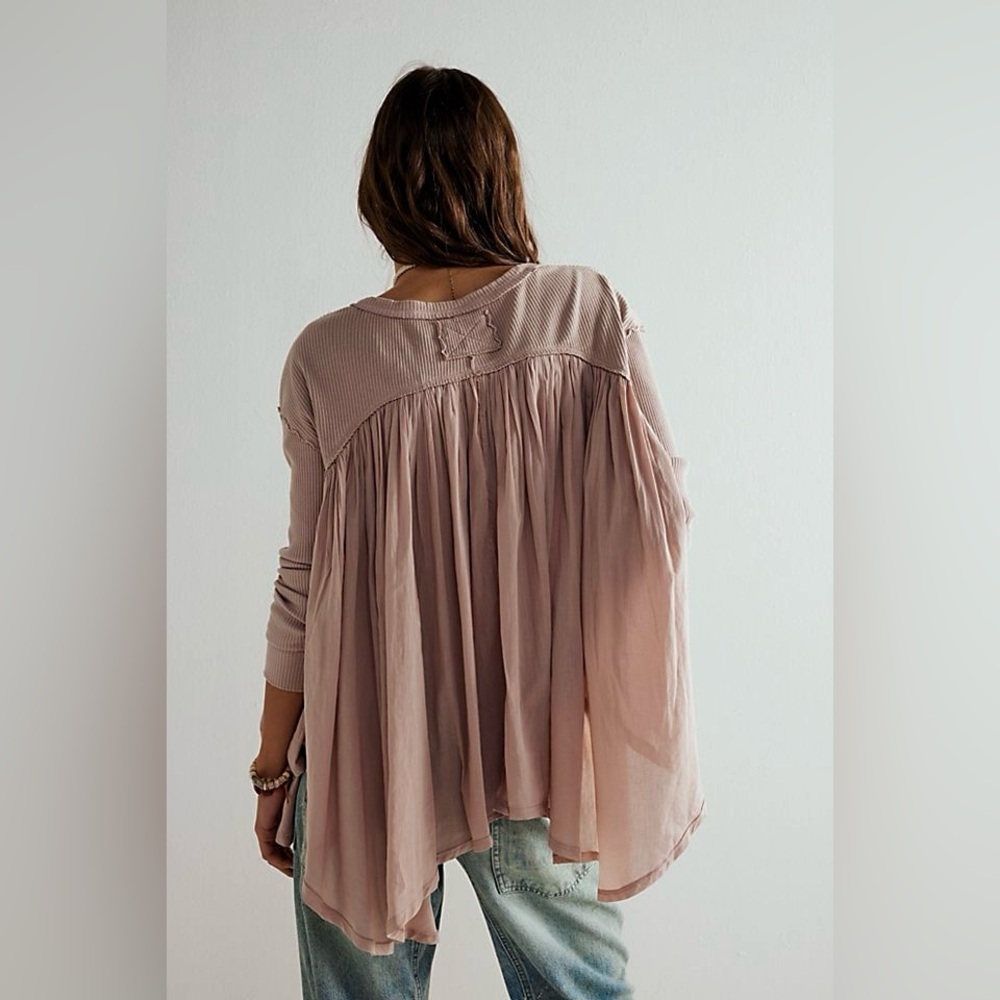 We The Free Dusty Pink Tunic Top - Picture 2 of 9